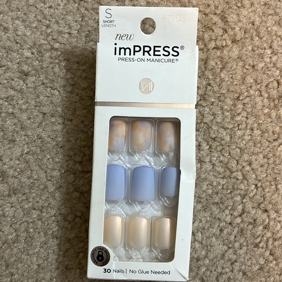 NEW imPRESS & Kiss Press-On Nails Bundle, Short Length,Assorted Styles, 1 for $8 - Picture 6 of 13
